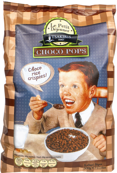 Изображение Готовый завтрак Ле Пети Дежени попсы шоколадные Тсакирис Фэмели м/у, 500 г