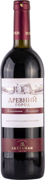 Изображение Вино красное п/сл столовое инкерман древний город Инкерман с/б, 0,75 л