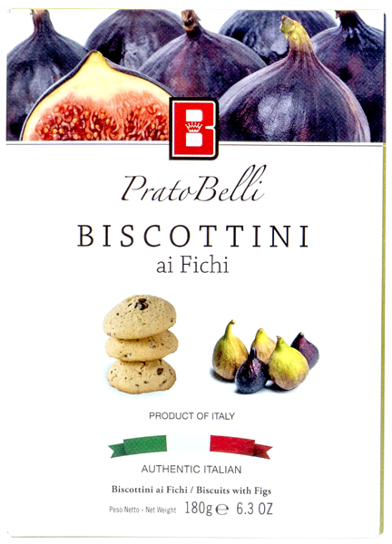 Изображение Печенье бискотти Бискоттифичио Белли с инжиром Бискоттифичио кор, 180 г