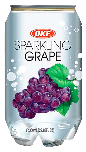 Изображение Напиток сокосодержащий газ ОКФ виноград ОКФ Корпорейшн п/б, 0,35 л
