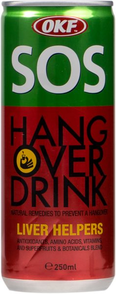 Изображение Напиток Энергетический СОС антипохмельный ОКФ Корпорейшн ж/б, 0,25 л