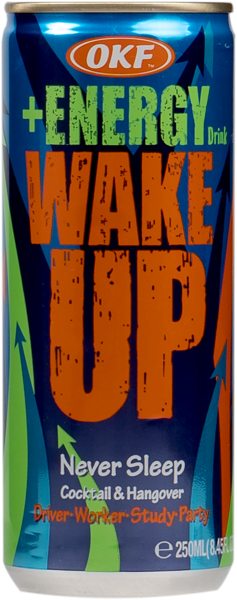 Изображение Напиток Энергетический Вейк Ап Энерджи витаминный ОКФ Корпорейшн ж/б, 0,25 л