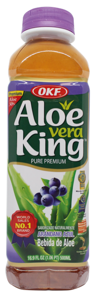 Изображение Напиток негаз сокосодержащий Алоэ Кинг голубика ОКФ Корпорейшн п/б, 0,5 л
