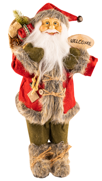 Изображение Дед мороз 57см Купман в красном кафтане Купман Интернэшнл , 1 шт