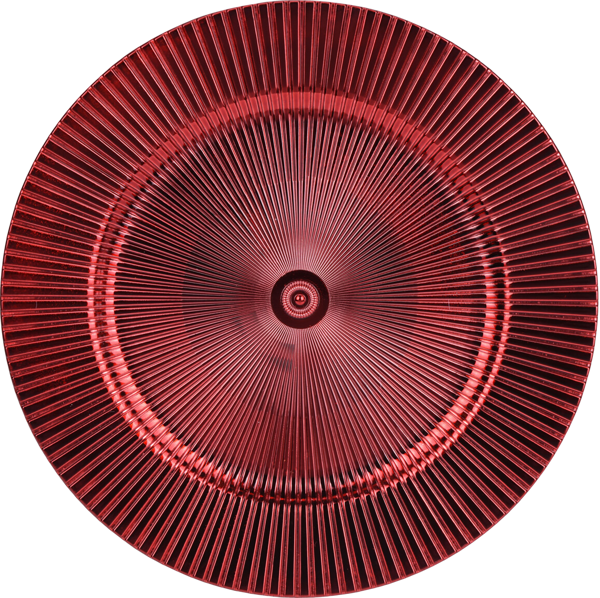 Изображение Тарелка 33см декоративная Купман красная в ассортименте Купман Интернэшнл , 1 шт