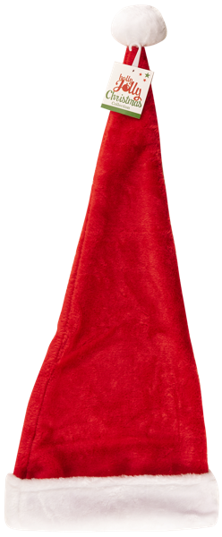 Изображение Шапка 50см плюш Купман рождественская красная Купман Интернэшнл , 1 шт