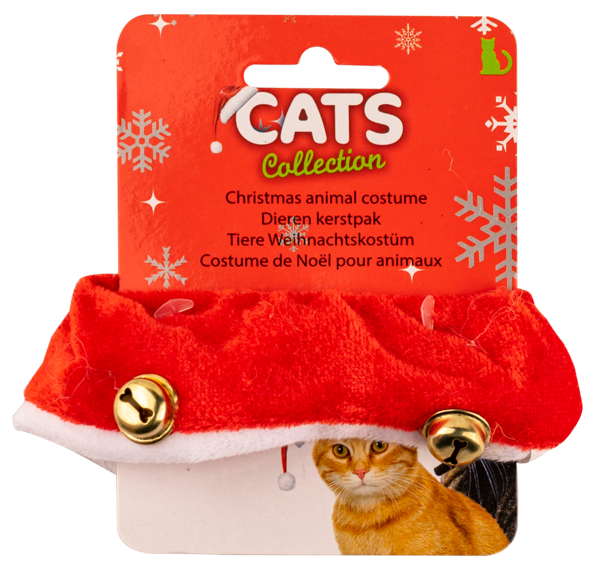 Изображение Ошейник для животных Купман красный с бубенцами Купман Интернэшнл , 1 шт