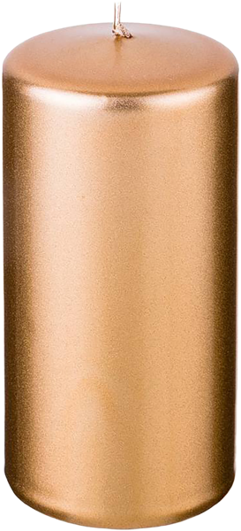 Изображение Свеча 12см столбик Эдпол селебрейшн золотая Эдпол , 1 шт