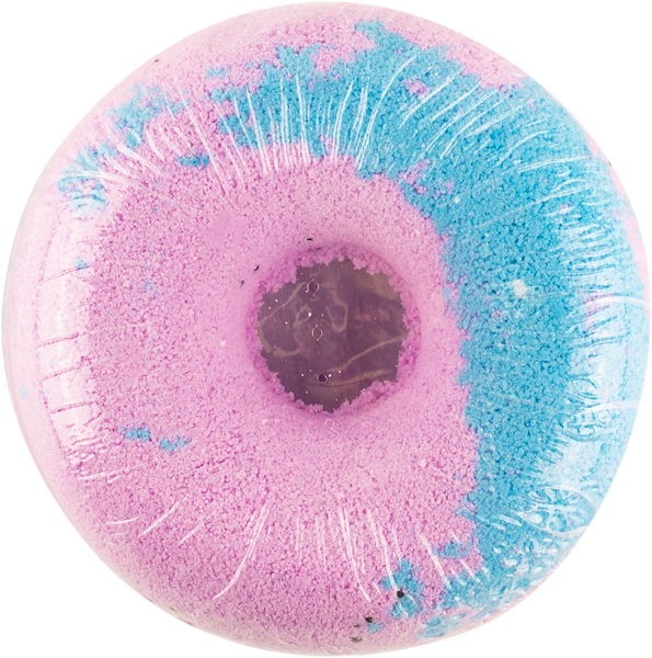 Изображение Гейзер для ванны Кафе мими пончик чернично-малиновый ДизайнСоап м/у, 140 г