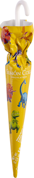 Изображение Шоколад молочный Саймон Колл зонтики динозавры Саймон Колл м/у, 15 г