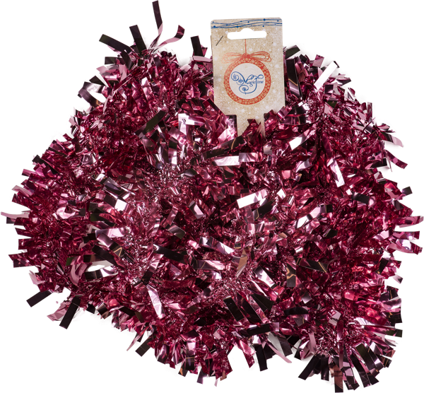 Изображение Мишура 2м пурпурная Мэджик Тайм Феникс Презент , 1 шт