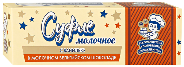 Изображение Суфле в молочном шоколаде ЗГДиОП им.В.П.Пастухова ванильное Первый шоколатье кор, 50 г