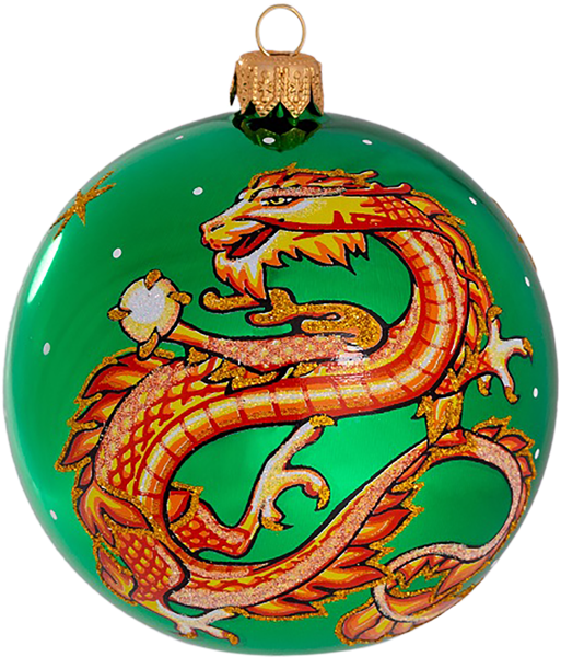 Изображение Шар6 Зодиак стекло Ёлочка Лошадка С475 Клинская игрушка к/у, 1 шт