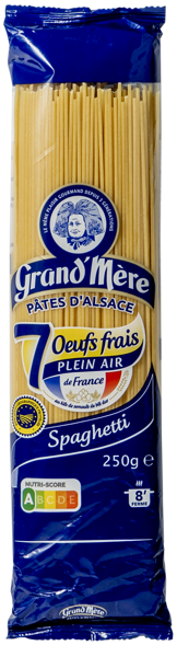 Изображение Макароны яичные 30% Гранд Мере спагетти Хеймбургер САС м/у, 250 г