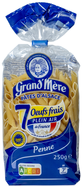 Изображение Макароны яичные 30% Гранд Мере пенне Хеймбургер САС м/у, 250 г