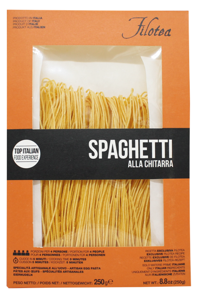 Изображение Макароны яичные 27% Филотеа из Марке спагетти Алла Китарра Филотеа СРЛ кор, 250 г