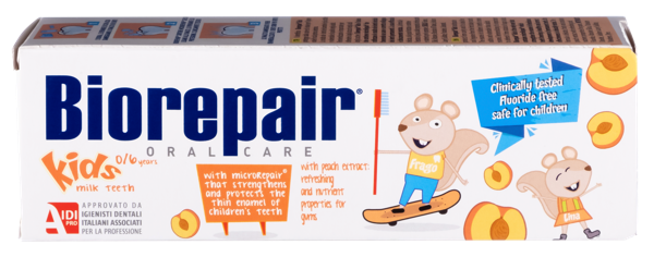 Изображение Зубная паста детская 0-6лет Биорепеир кидс персик Косвелл к/у, 50 мл