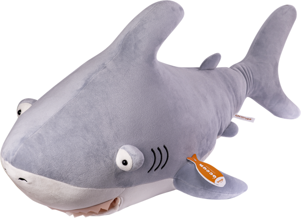 Изображение Мягкая игрушка 77см Оушен акула Оранж Тойс , 1 шт