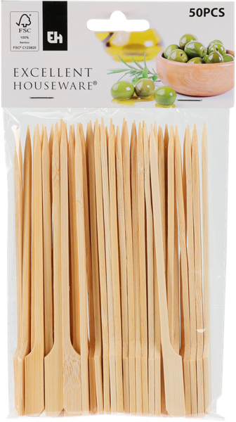 Изображение Шпажки 15см для канапе Купман бамбук Купман Интернэшнл м/у, 50 шт