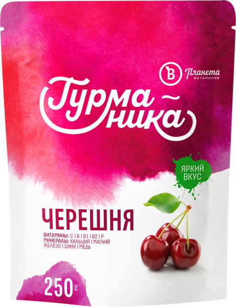 Изображение Ягоды замороженные Планета витаминов черешня б/к Мультифриз м/у, 250 г
