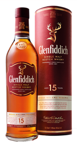 Изображение Виски односолодовый Гленфиддик спейсайд 15 лет Уильям Грант туба п/у, 0,7 л