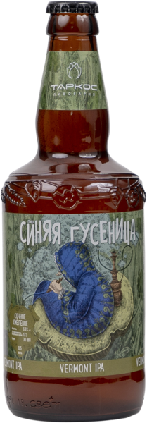 Изображение Пиво светлое Эль 6,6% н/ф Таркос синяя гусеница Таркос с/б, 0,45 л