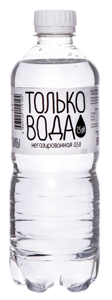 Изображение Вода негаз рН 7,1-7,9 Только вода питьевая артезианская ЭКО-Лаб п/б, 0,5 л