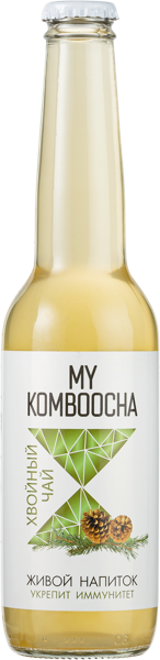 Изображение Напиток газ Май комбуча хвойный чай Червонобаб Н.Л. с/б, 0,33 л
