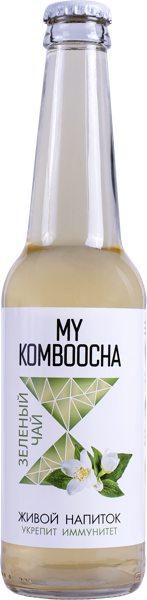 Изображение Напиток газ Май комбуча зеленый чай Червонобаб Н.Л. с/б, 0,33 л