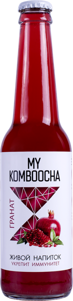 Изображение Напиток газ Май комбуча гранат Червонобаб Н.Л. с/б, 0,33 л