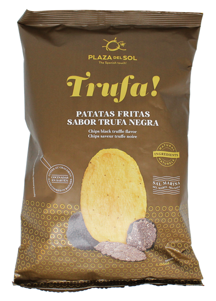 Изображение Чипсы картофельные Плаза дель Соль из Аликанте с черным трюфелем Плаза Дель Соль м/у, 115 г