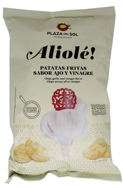 Изображение Чипсы картофельные Плаза дель Соль из Аликанте с чесноком Плаза Дель Соль м/у, 115 г