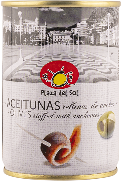 Изображение Оливки с анчоусом Плаза дель Соль из Аликанте Плаза Дель Соль ж/б, 280 г