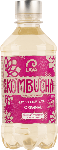 Изображение Напиток газ Лава Комбуча молочный улун ориджинал Хозсфера п/б, 0,33 л