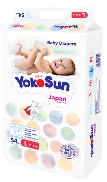 Изображение Подгузники L 9-13 кг Йокосан комфорт Азия Лайф м/у, 54 шт