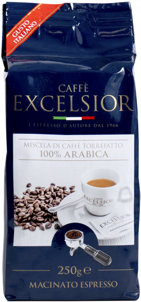 Изображение Кофе молотый Эксельсиор эспрессо 100% арабика Эксельсиор СРЛ м/у, 250 г