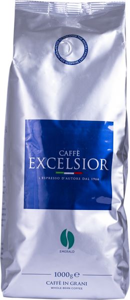 Изображение Кофе в зернах Эксельсиор изумруд 40% арабика Эксельсиор СРЛ м/у, 1 КГ
