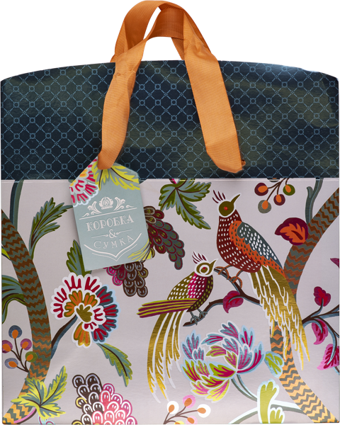 Изображение Коробка-сумка 27*19,5см Лакарт шмель в цветах Лакарт , 1 шт