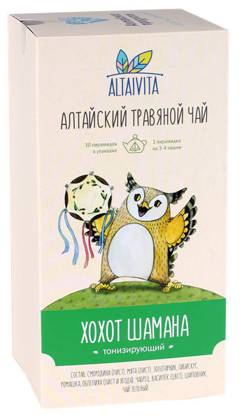 Изображение Чай травяной в пирамидках Алтайвита хохот шамана Алтайвита кор, 10*4 г