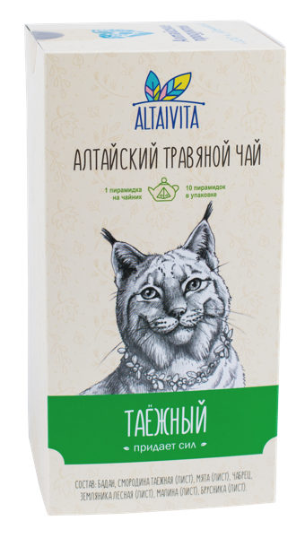 Изображение Чай травяной в пирамидках Алтайвита таёжный Алтайвита кор, 10*4 г