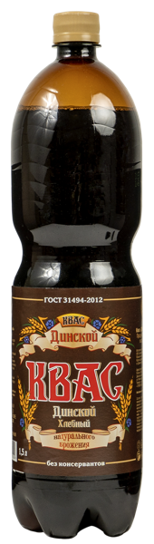 Изображение Квас Динской хлебный Динской ПЗ п/б, 1,5 л