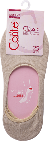 Изображение Подследники размер 25 женские Конте Классик 16С-12СП бежевый Конте СПА м/у, 1 пара