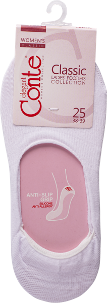 Изображение Подследники размер 25 женские Конте Классик 16С-12СП белый Конте СПА м/у, 1 пара