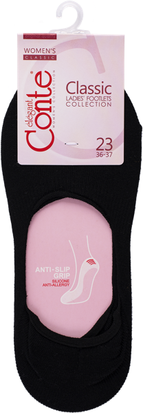 Изображение Подследники размер 23 женские Конте Классик 16С-12СП черный Конте СПА м/у, 1 пара
