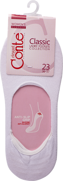 Изображение Подследники размер 23 женские Конте Классик 16С-12СП белый Конте СПА м/у, 1 пара