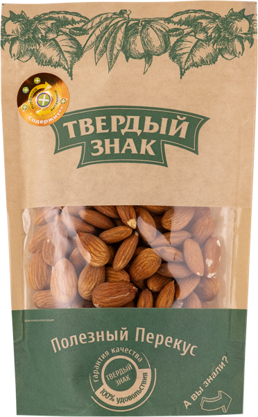 Изображение Орехи жареные Твердый знак крафт миндаль Орехпром м/у, 150 г