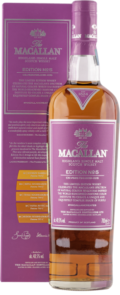 Изображение Виски односолодовый Макаллан эдишн №5 спейсайд Макаллан п/у, 0,7 л