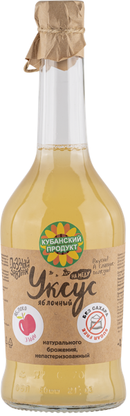 Изображение Уксус яблочный Поздний завтрак на меду Поздний завтрак с/б, 500 мл