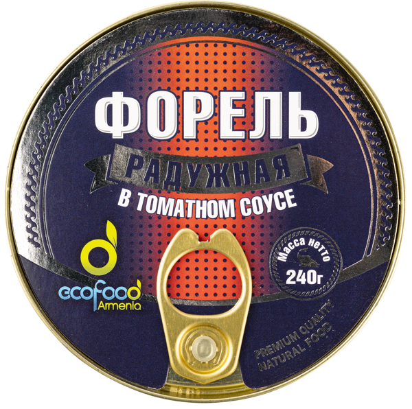 Изображение Форель в томатном соусе ЭкоФуд радужная Эко Фуд ж/б, 240 г