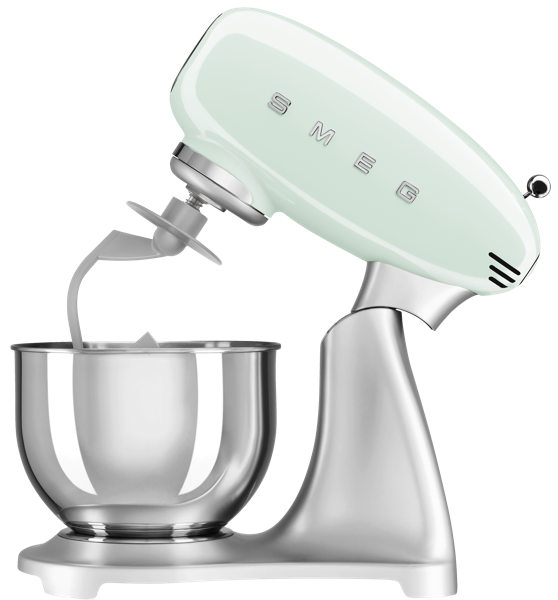 Изображение Миксер 4,8л зеленый серебро Смег планетарный Смег к/у, 1 шт